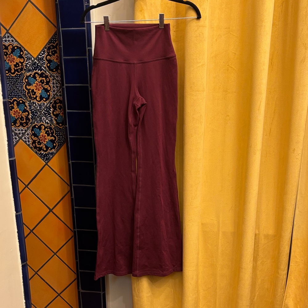 Gilly Hicks Maroon Flare Pants